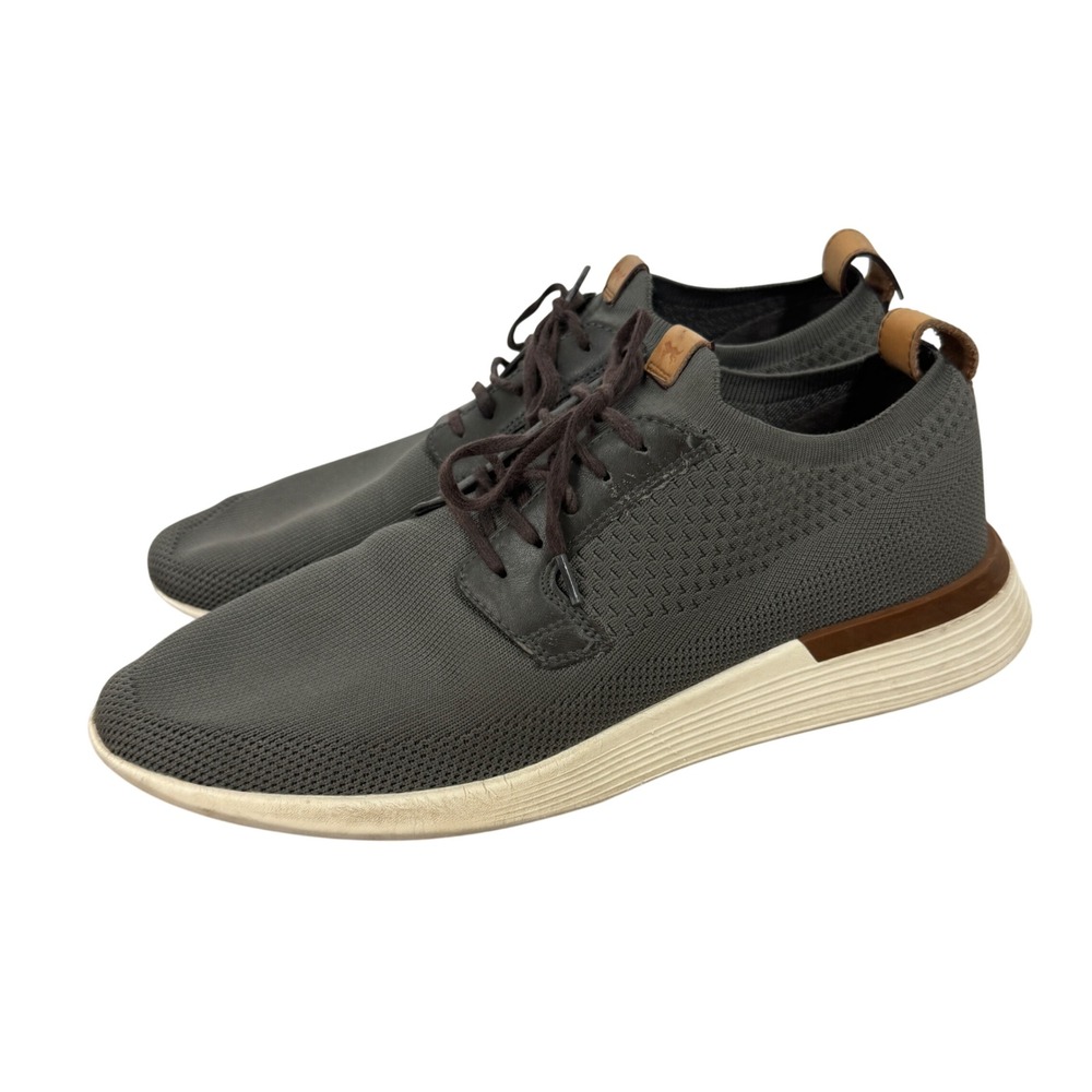 Wolf & Shepherd SwiftKnit Derby Mens 10 Gray Hybrid Sneaker Shoes Trainers